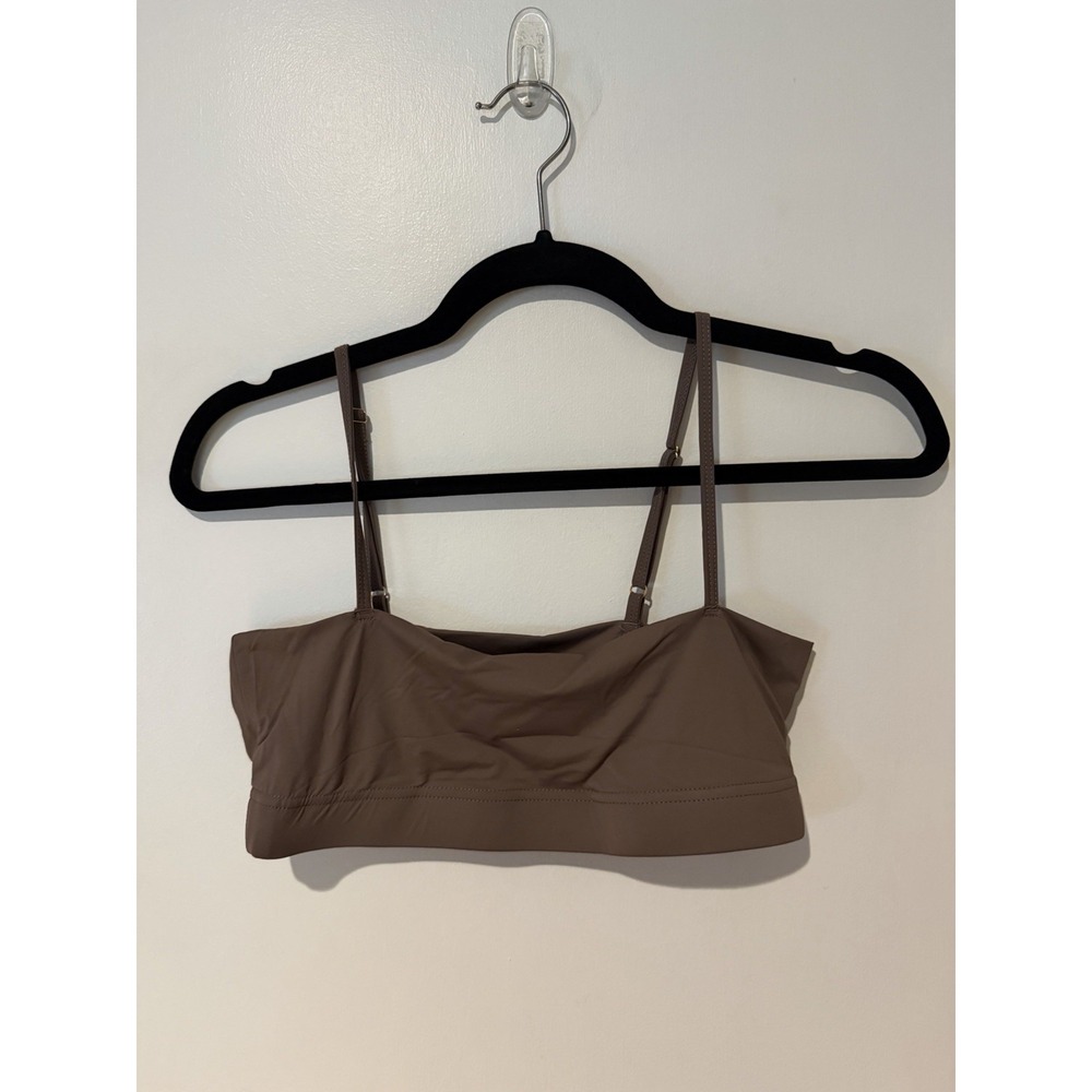SOMI Women's Size Small Mushroom Minimalist Bra Bralette NWOT